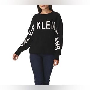 New Calvin Klein Jeans Oversized Sweater Crew Neck Pullover Size Small/Medium
